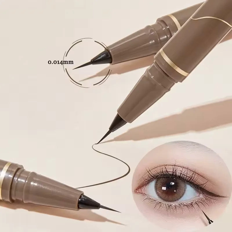 Slim eyeliner is waterproof, sweat-proof, long-lasting and non-smudged