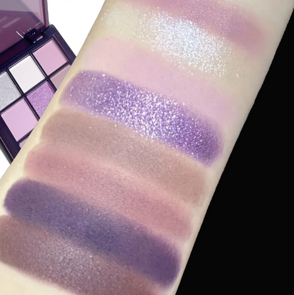 Purple Charm Dream Girl 9-Color Eyeshadow Palette – Smoky Matte & Pearl Shades