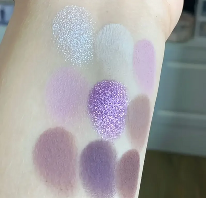 Purple Charm Dream Girl 9-Color Eyeshadow Palette – Smoky Matte & Pearl Shades