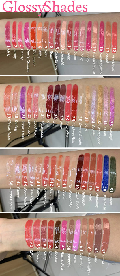 Double ended lip gloss 2 in 1 liquid lipstick