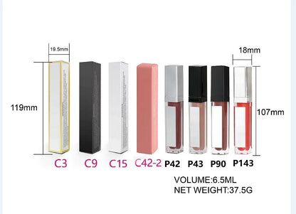 Private label transparent sparkling diamond lip gloss